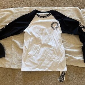 Chrome Hearts Monochrome Raglan Tee S